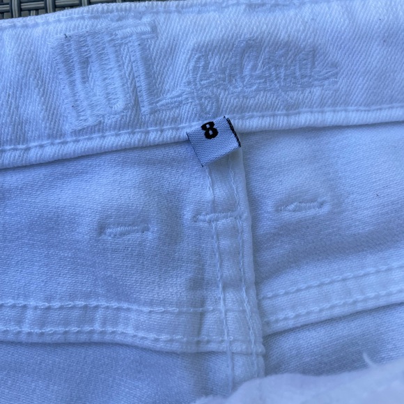 Kut from the Kloth White Stretch Denim Jeans Size 8 - Picture 4 of 10